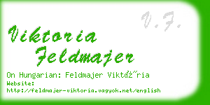 viktoria feldmajer business card